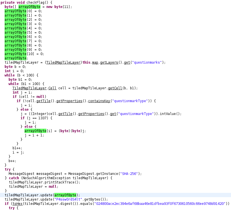 checkFlag() decompiled