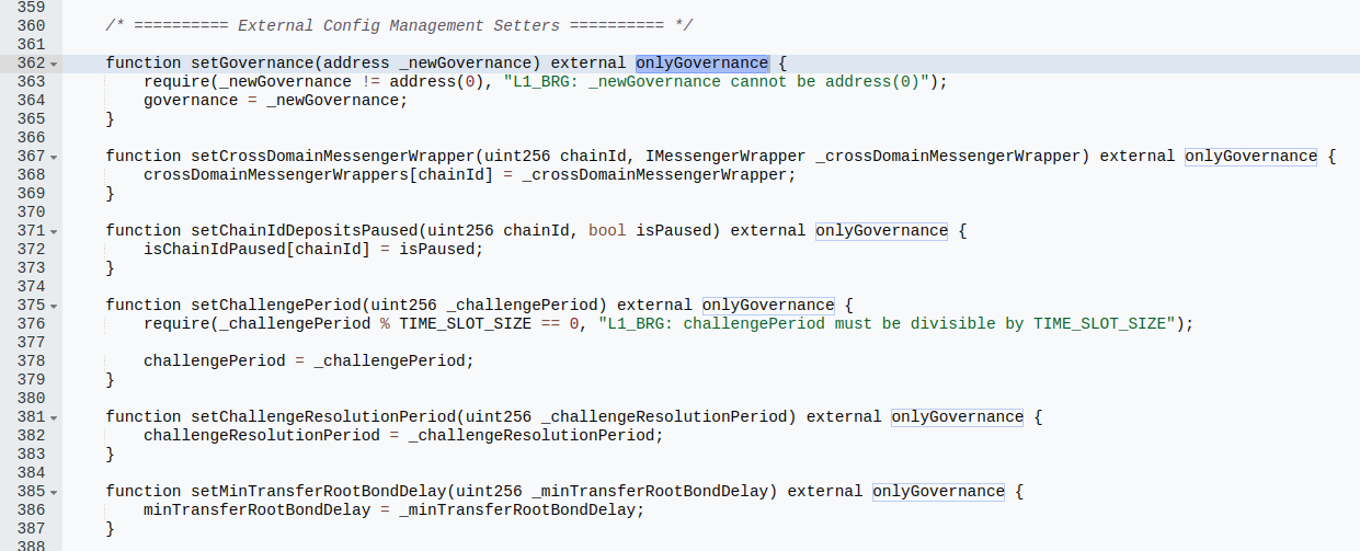 we like the governance role